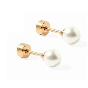 Pearl Flatback Earrings